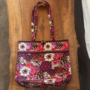 Vera Bradley Floral Patterned Tote Bag